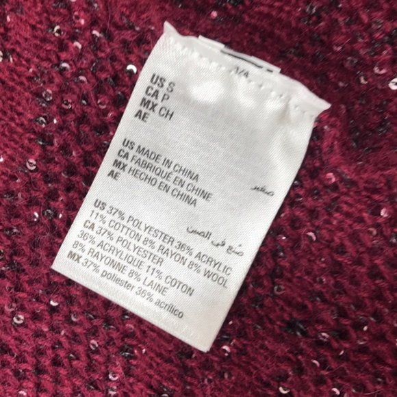 Alfani Sequin Open-Front Cardigan - Picture 7 of 7